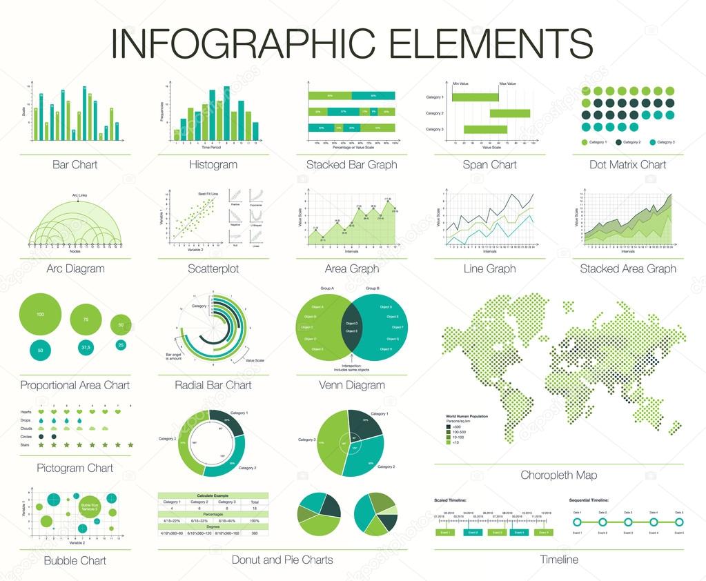 Infographics Template. Set of design elements