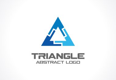 Abstract logo for business company  clipart