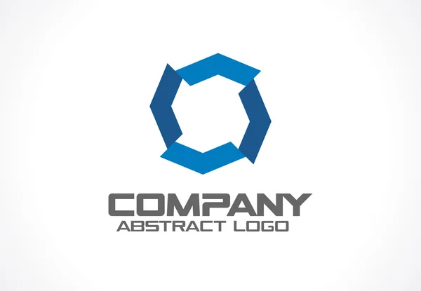 Logo astratto della società commerciale — Vettoriale Stock