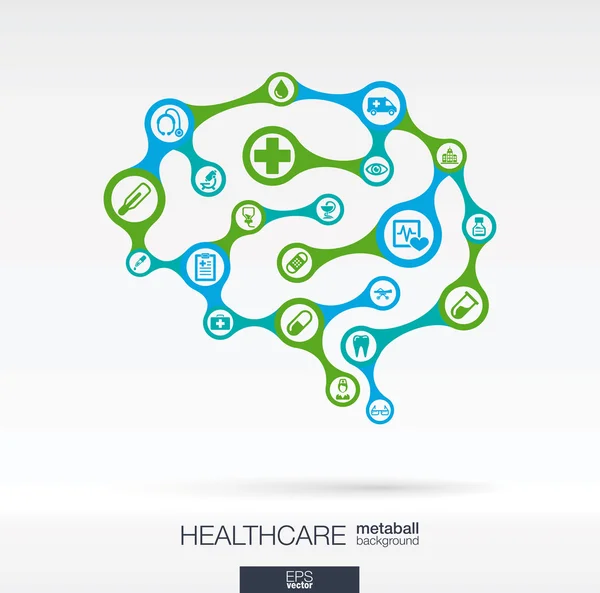 Resumo medicina de fundo —  Vetores de Stock