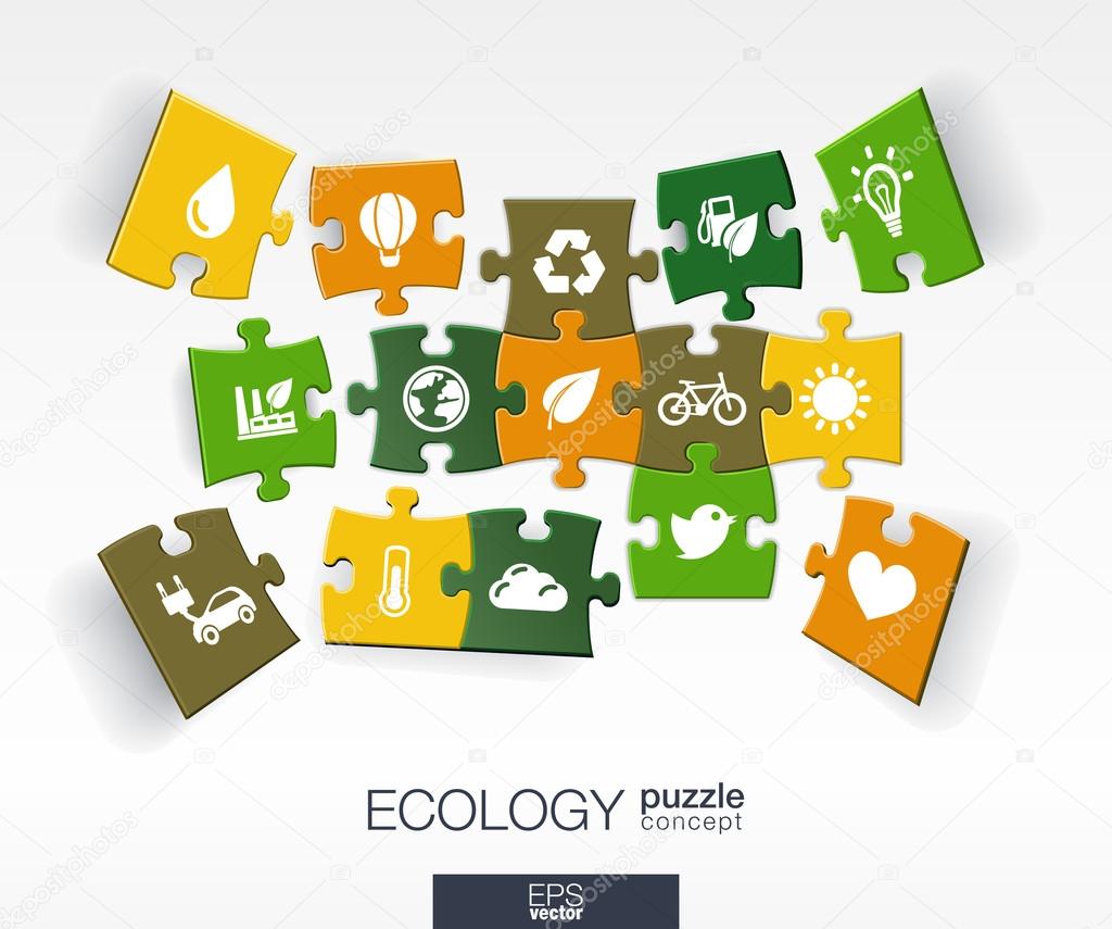 Abstract ecology background