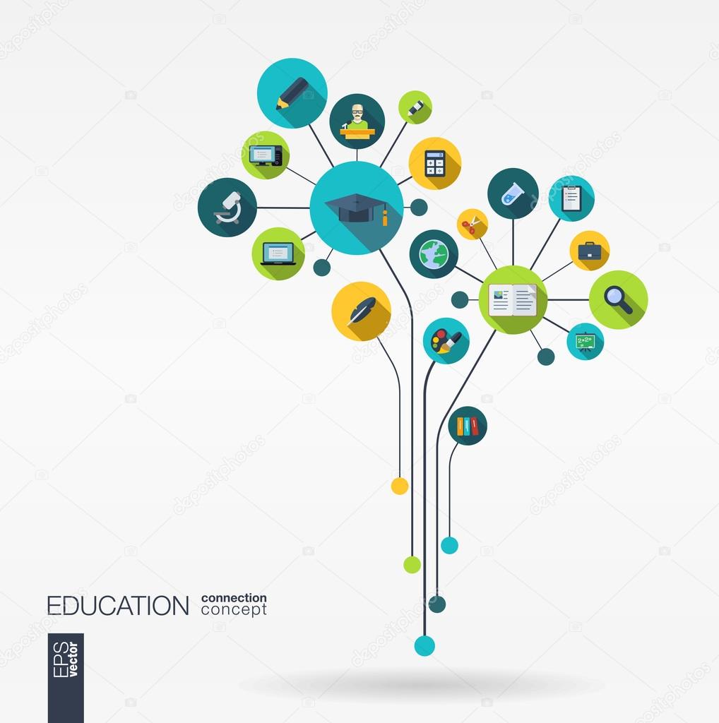 Abstract education background Stock Vector Image by © #73787311