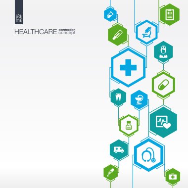 Satırlarla tıbbi arkaplan