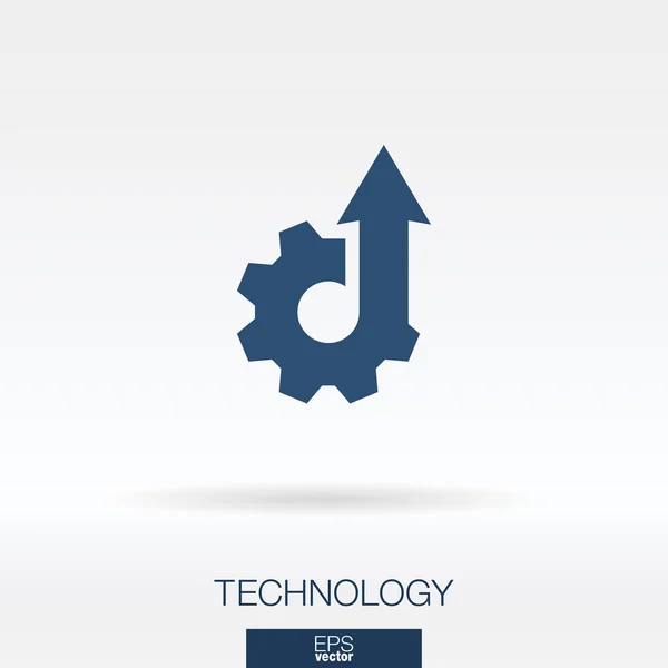 Technology concept icon. — Stok Vektör