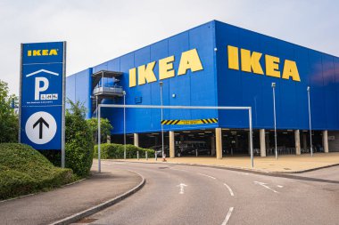 Ikea mağazasının dış yüzeyi