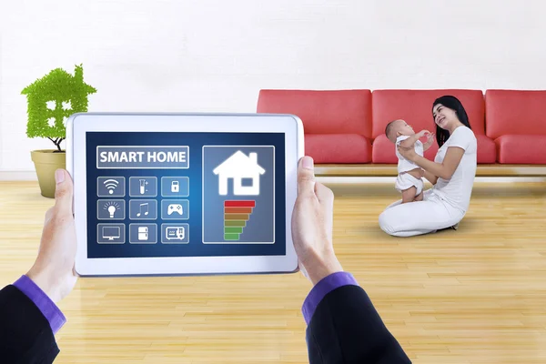 Moderne app van smart home systeem — Stockfoto