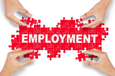 Eller istihdam kelime bulmaca ile düzenlemek.