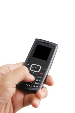insan elinde cep telefonu