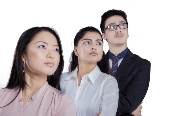 Business team in a row — Stock Photo, Image