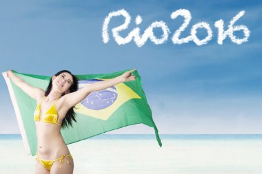 Rio 2016 metni ile mutlu kadın