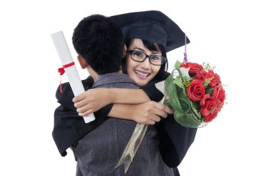 Yüksek lisans öğrencisi sevgilisi hugs