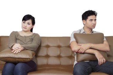 Çift kanepede having problem