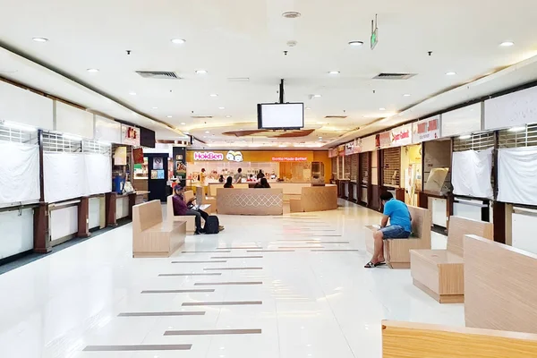 Jakarta Indonesia November 2020 Several Stalls Closed Seen Deserted Shopping — Stock Photo, Image