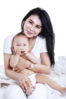 Anne ve bebek yatağı 3 oturma