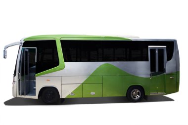 Toplu ulaşım için büyük bir otobüs