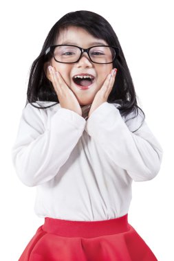 liseli kız ifade utangaç hissediyorum