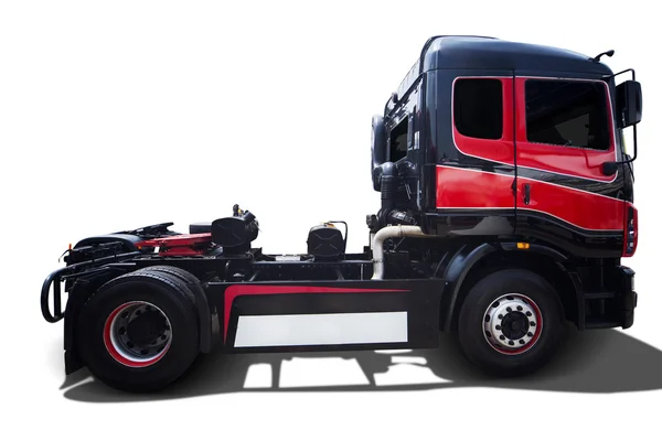 Camion portante nero — Foto Stock