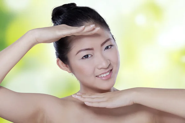 健康な肌とかわいいアジアの女性 — ストック写真