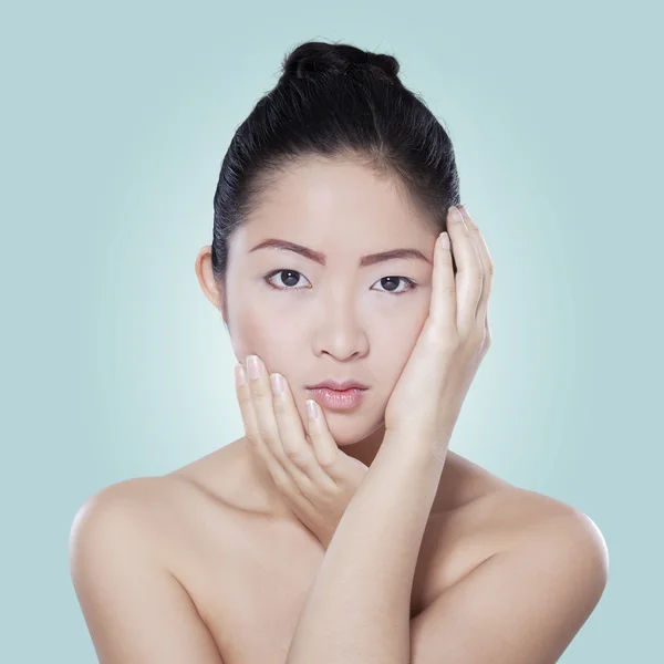 Chinese person with beautiful face — Stock Photo, Image