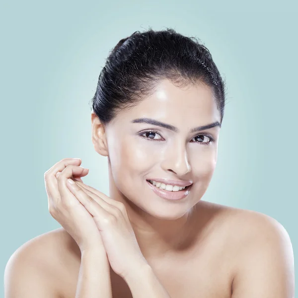 Model with smooth skin after spa treatment — Stock Photo, Image