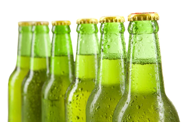 Cold alcohol drink in the bottles — Stock Photo, Image