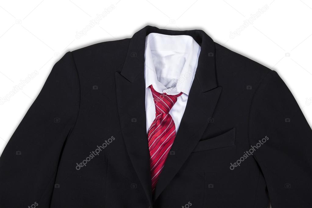 Empty business suit concept