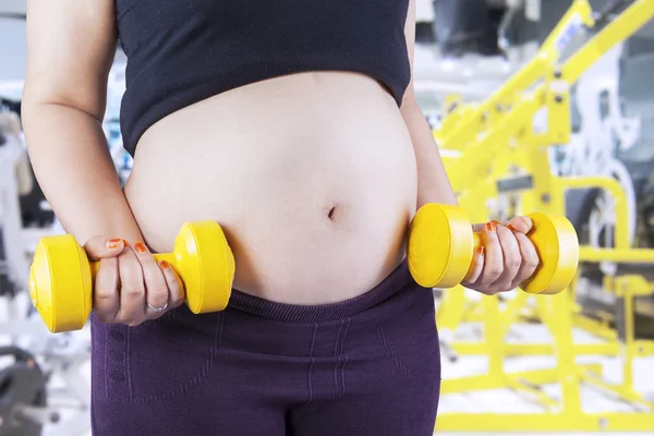 Concetto di gravidanza attiva e sportiva 3 — Foto Stock