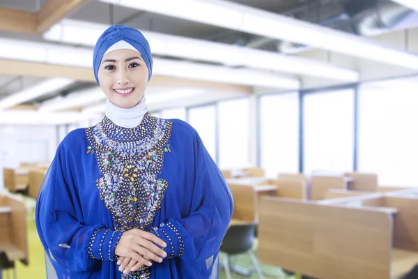 Muslim student in the classroom 2 — Stock Photo, Image