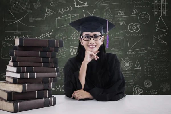 Young bachelor in the classroom — Stock Photo, Image