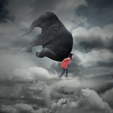 High and big risk concept 1