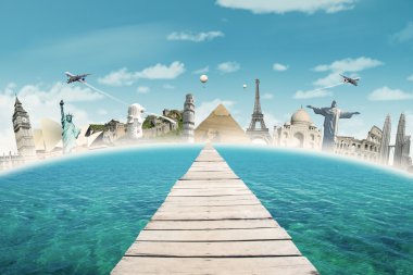 Jetty to the world monuments