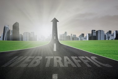 Web trafik için yol yukarı yükselir