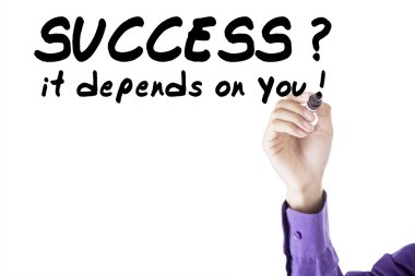 Kişi yazma başarı size bağlı