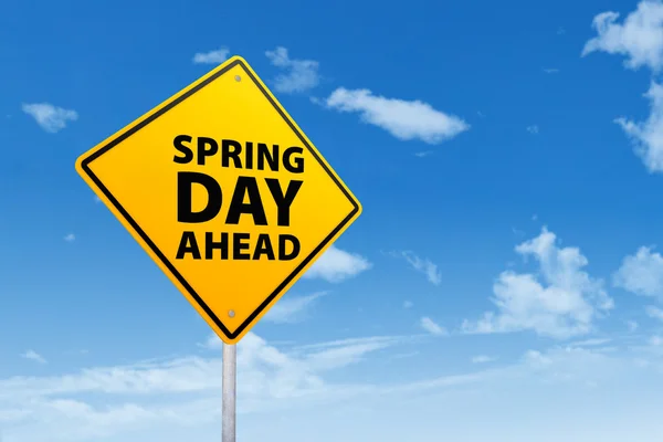 Spring day ahead — Stock Photo, Image