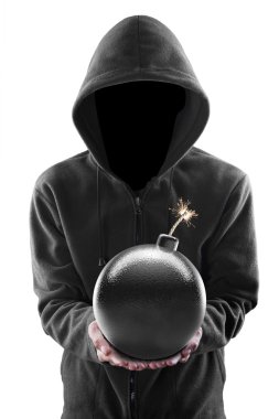 Terörist bomba holding