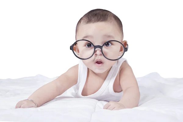 Cute Baby Boy Wearing Glasses — Stock Photo, Image