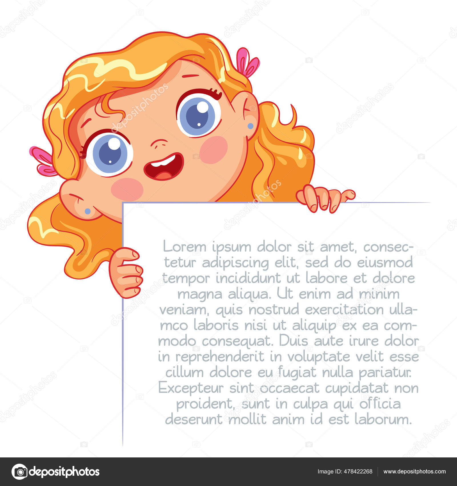 Girl Holds Poster Template Advertising Brochure Ready Your Message Space Stock Vector Image by ©kharlamova_lv #478422268 Girl Holds Poster Template Advertising Brochure Ready Your Message Space Stock Vector Image by ©kharlamova_lv #478422268