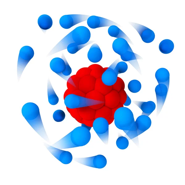 Modelo del átomo — Foto de Stock