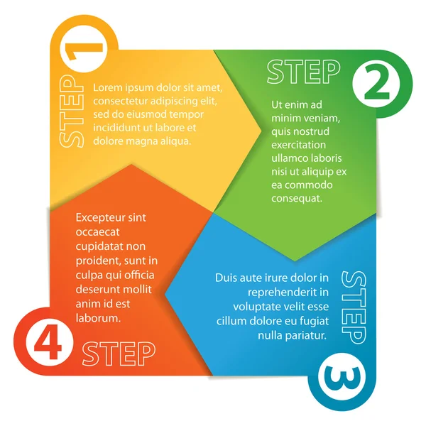 Infografica — Vettoriale Stock