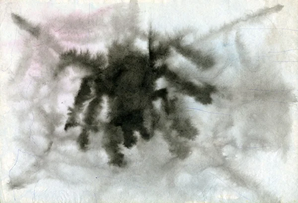 Children's drawings "Spider" — Stock Photo, Image