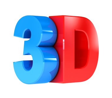 3D işareti. İzole