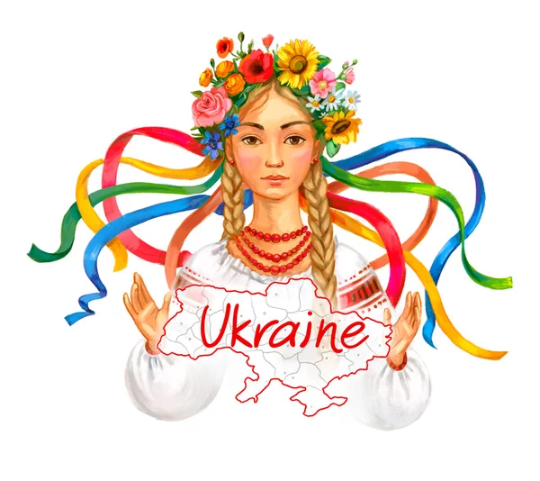 Добро пожаловать в Украину — стоковое фото