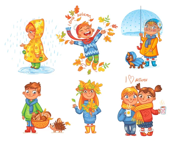 I love autumn. Walk on outdoors