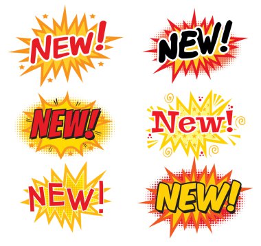 NEW. Comics Speech Bubbles