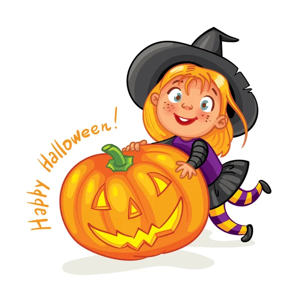 Buon Halloween. Illustrazione vettoriale — Vettoriale Stock