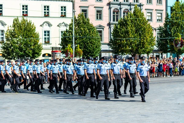 Brno Czech Republic 2021 Young Police Officers Police Promise Ceremony — Stock Photo, Image