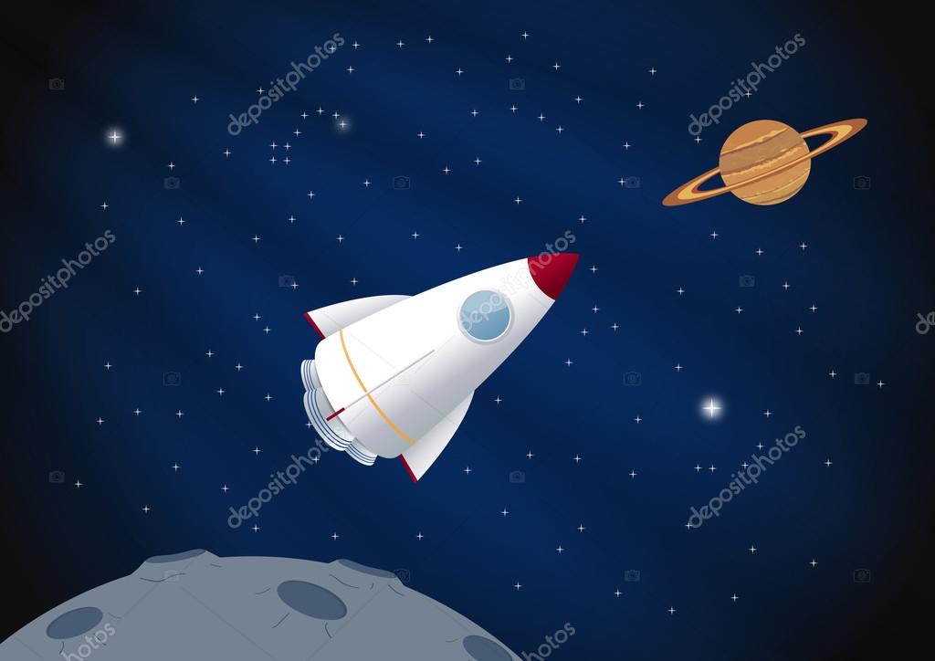 Toy rocket background Stock Vector Image by ©Ginko #107708372