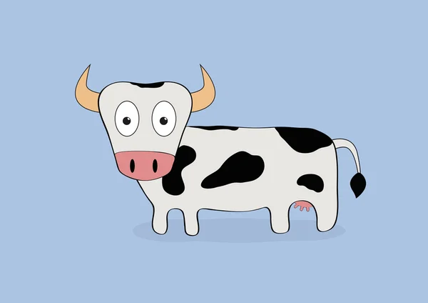 Vaca dos desenhos animados isolada —  Vetores de Stock