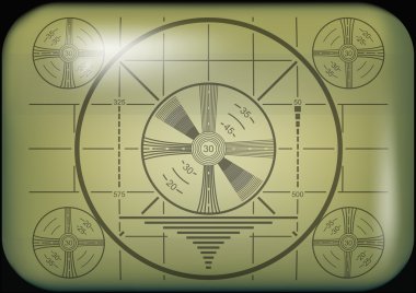 Retro televizyon Test Yayını