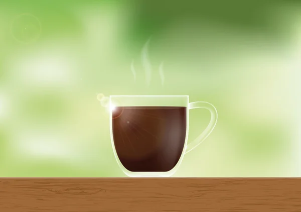 Kopje koffie — Stockvector